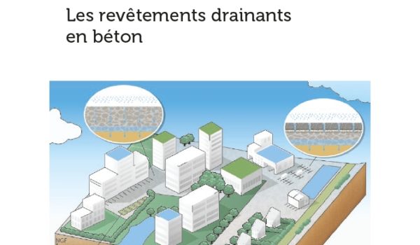 Imperméabilisation des surfaces urbaines – Revêtements drainants en béton