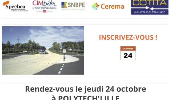 « Bétons pour infrastructures routières » le 24/10/2019